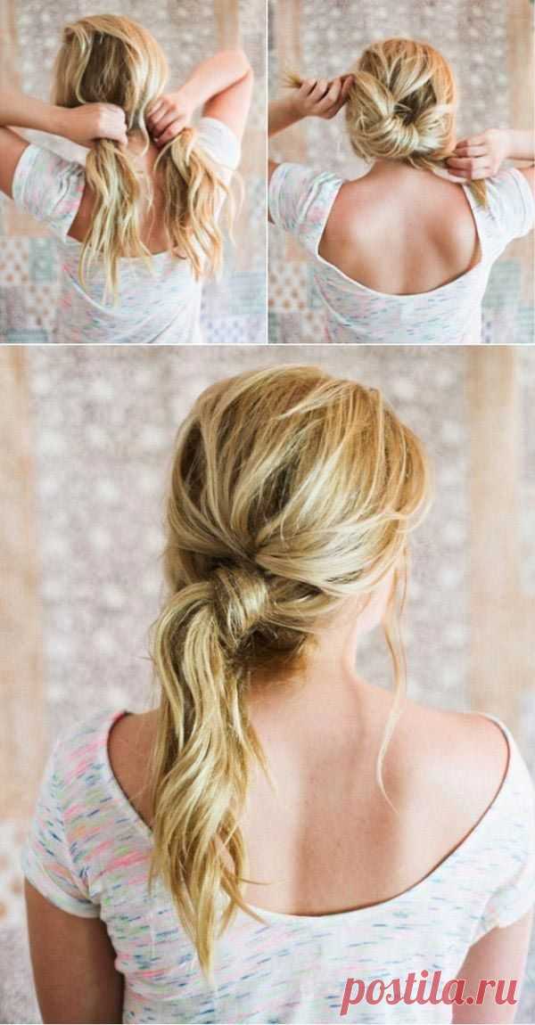 20 шикарных и максимально простых причесок, которые можно сделать за 5 минут