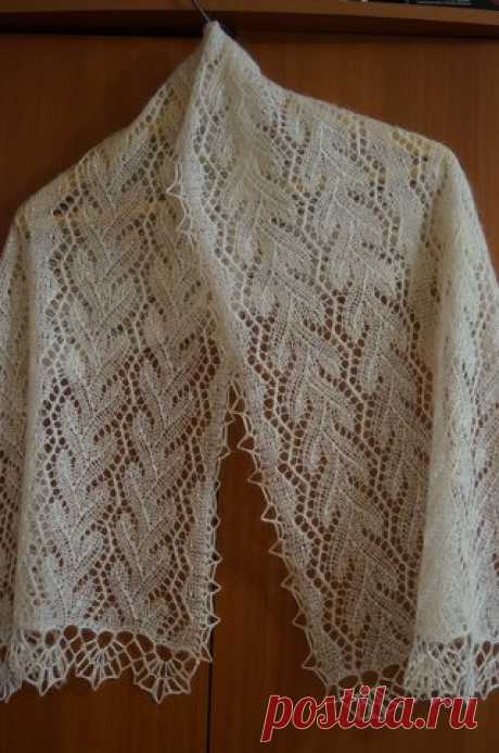 РАБОТЫ НАШИХ МАСТЕРИЦ 
Предлагайте в новости свои, лучшие опубликуем!

Вот такой ажурный, невесомый и очень нежный палантин " Млечный путь" связала из козьего пуха, ручного прядения. Размер палантина: 150 см х 45 см, вес 95 гр, из них 10 гр китайский бисер №8 белого перламутрового цвета. Несмотря на свою ажурность, он очень теплый. С таким пуховым палантином можно "и в пир, и в мир, и в добрые люди", подходит на все случаи жизни. Он – незаменимый элемент гардероба каждой м...