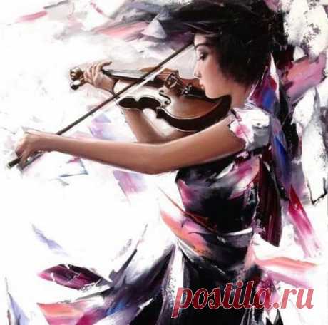 Художник Александр Гунин. Синий дождь и чёрный кот… Я люблю твои глаза