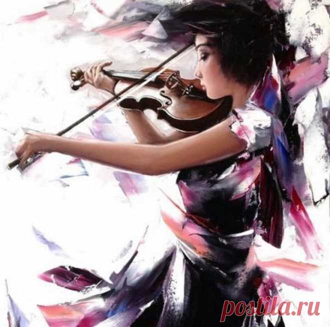 Художник Александр Гунин. Синий дождь и чёрный кот… Я люблю твои глаза