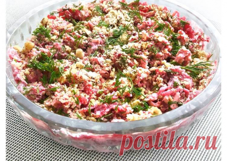 Салат из свеклы Автор рецепта 𝑀𝒶𝓇𝒾𝓃𝒶 𝓅𝑒𝓇𝑒𝓁𝓎𝑔𝒾𝓃𝒶 💫 - Cookpad