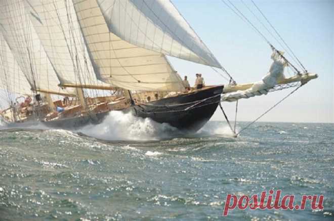 J Class Yacht Ranger, 1937 America's Cup J Yacht Ranger Wooden Sailboat Model