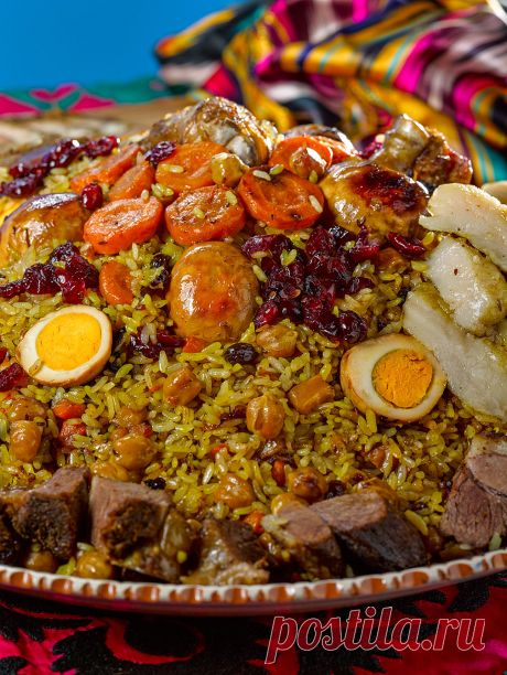 Праздничный плов .