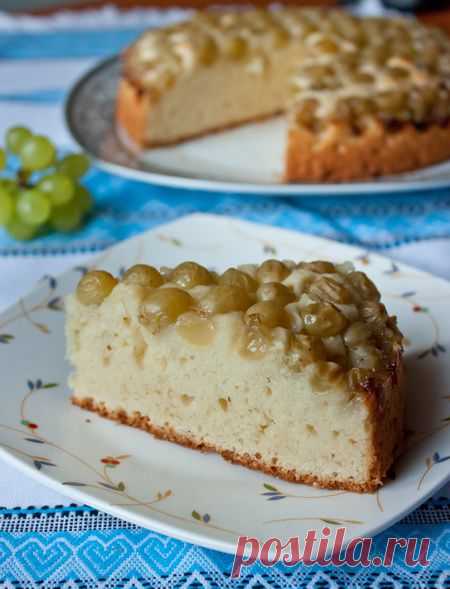 Пошаговый фото-рецепт виноградного пирога | Выпечка | Вкусный блог - рецепты под настроение