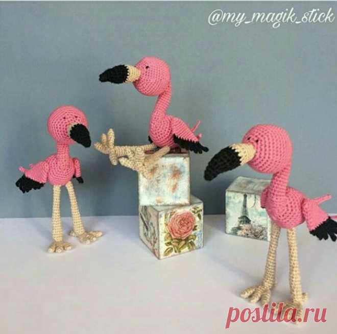 Розовый фламинго - дитя заката)))