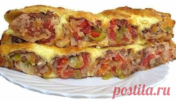 Запеканка в лаваше ! Это простое, быстрое и вкусное блюдо на ужин | Четыре вкуса