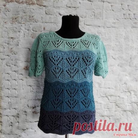 . Летний джемпер + схема - Вязание - Страна Мам