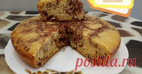 Кекс мраморный с изюмом и орешками в мультиварке Автор рецепта Надежда Харитонова Кекс мраморный с изюмом и орешками в мультиварке - пошаговый рецепт с фото. #люблю готовить! Особенно выпечку😊
 Совсем недавно муж подарил мультиварку🤗 и я незамедлительно приступила к её изучению 🙂🤔
Первым делом исполнение детских просьб "Мама! Приготовь вкусняшку 🙃" 
Приступаю 😊 Начнём с...
