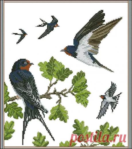 вышивка мелких птичек гладью рисунки птичек: 11 тыс изображений найдено в Яндекс.Картинках