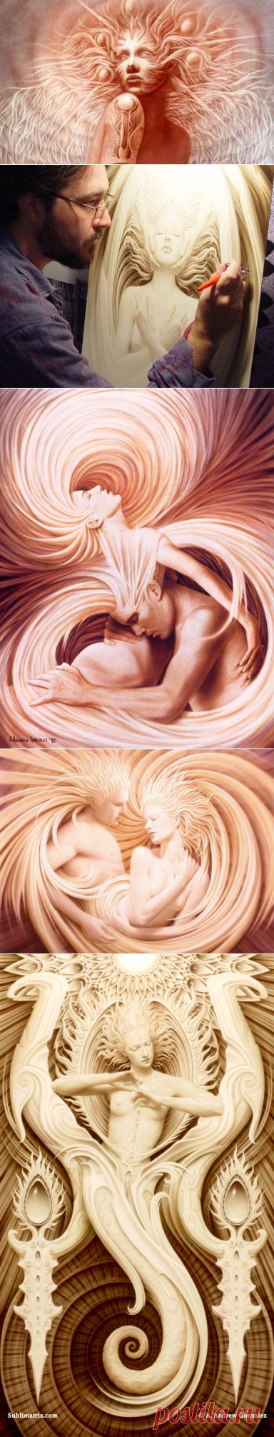 Эндрю Гонсалес, художник-визионер. | Visionary art
