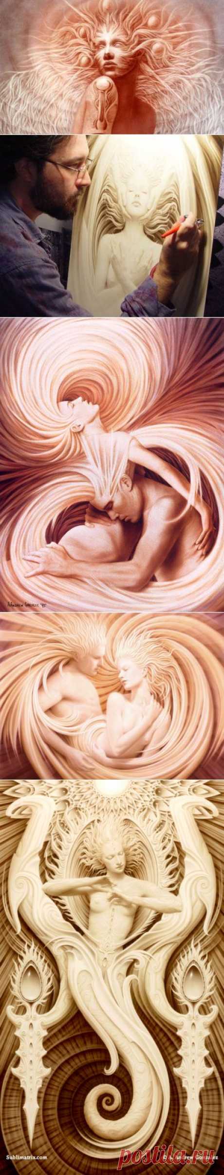 Эндрю Гонсалес, художник-визионер. | Visionary art