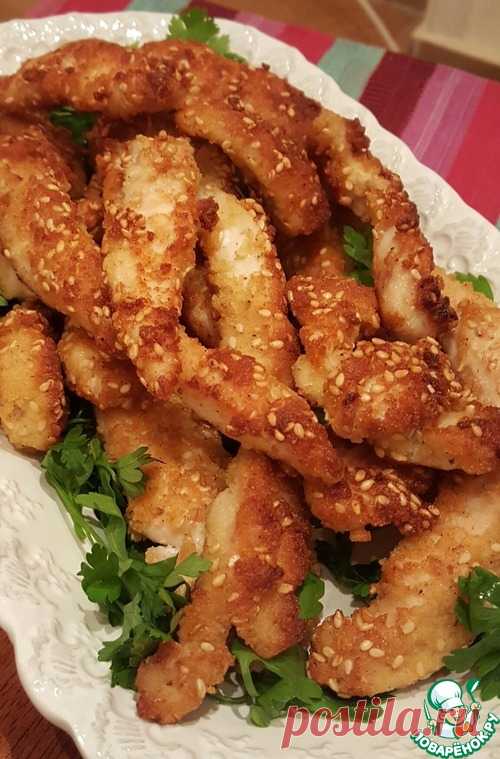Куриное филе в обжаренном кунжуте - кулинарный рецепт