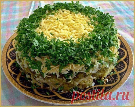 Салат Грибы под шубой / Свежие рецепты