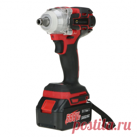 588vf 800nm 2 in 1 electric cordless brushless impact wrench driver socket screwdriver also suitable for makita battery Sale - Banggood.com