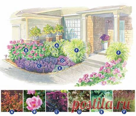 Как сделать красивую клумбу: 15 схем для цветника