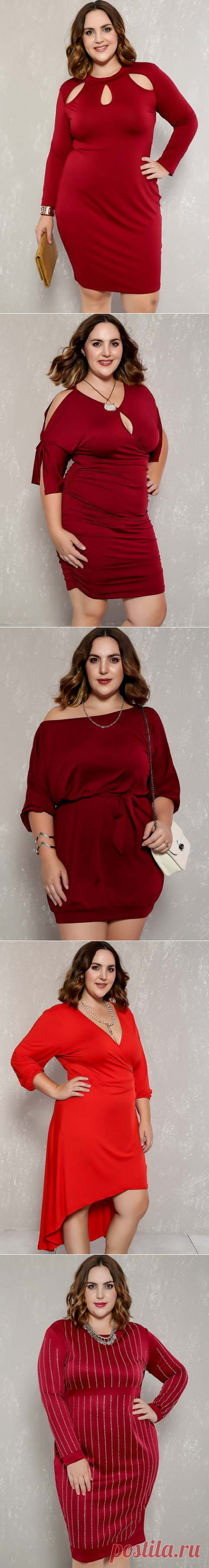 Платья для полных американского бренда Ami осень 2017