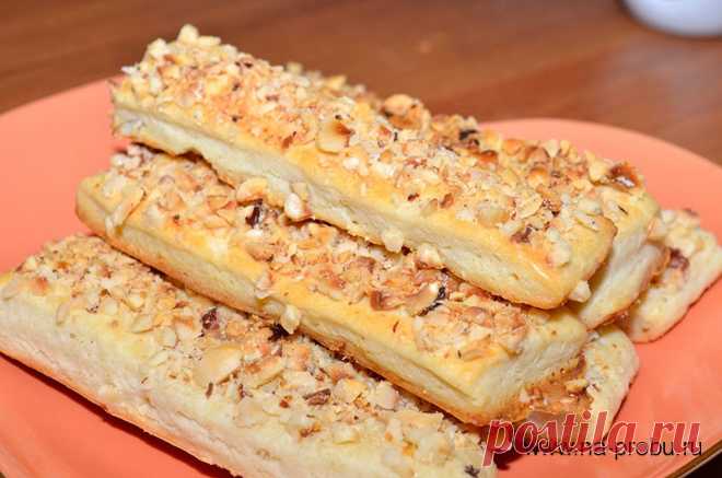 Палочки творожные с фундуком