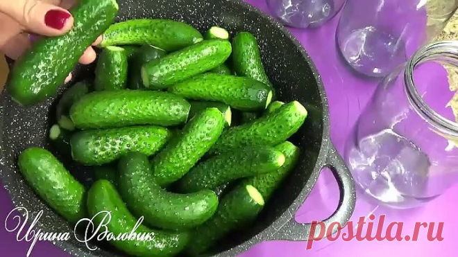 Огурцы на зиму как из бочки с крепким ядреным вкусом