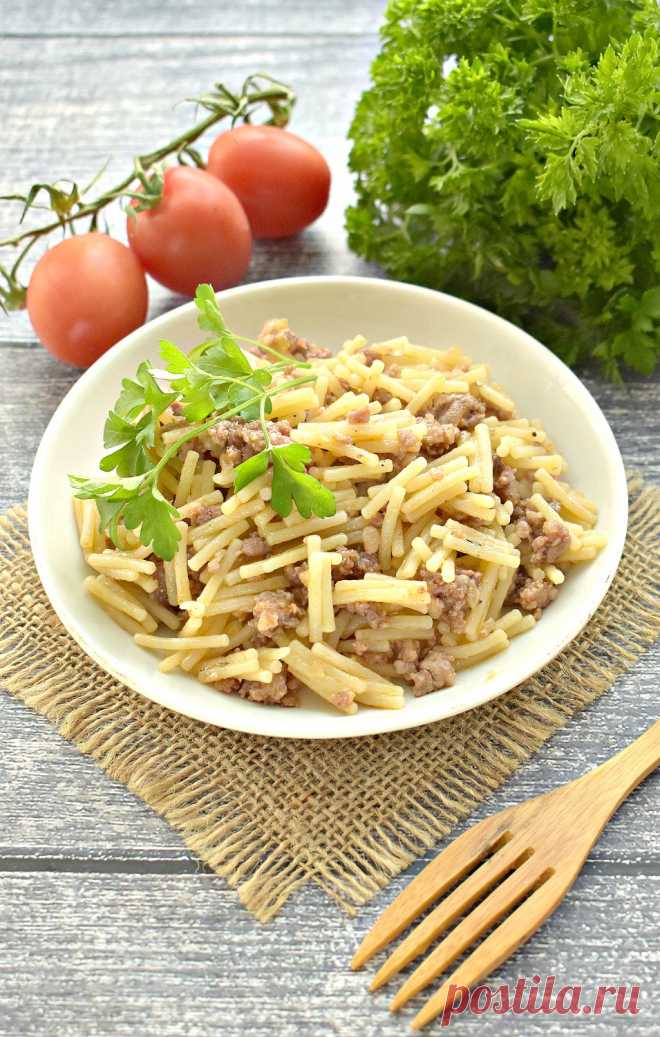 Макароны с фаршем - вкуснейшее блюдо классической итальянской кухни