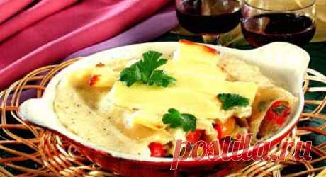 Каннеллони со сладким перцем. - Рецепты - Доставка пиццы, обедов, суши, питьевой воды домой и в офис, банкет, кейтеринг, организация мероприятий в Петербурге