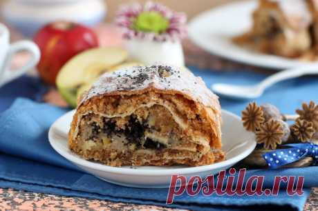 Рулет из лаваша с яблоками – вкуснятина к чаю практически «из ничего» - Женский журнал