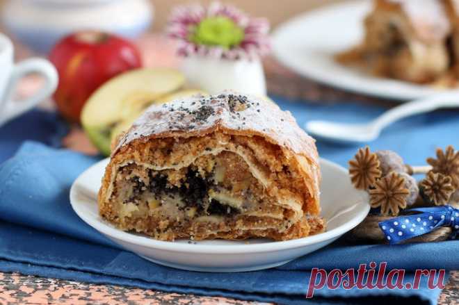 Рулет из лаваша с яблоками – вкуснятина к чаю практически «из ничего» - Женский журнал