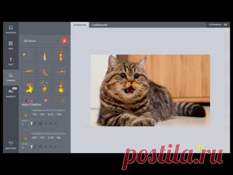 Как добавить к фото эффекты и анимацию онлайн. На segoodme.com можно бесплатно и в 2 клика давить надписи стикеры и анимацию на фото. How to add effects and animation to the photo online. On segoodme.com it is possible free of charge and in 2 clicks to press inscriptions stickers and animation on a photo. #баннер #открытка #анимации #анимация #фото #огонь #gif #кот #make #create #photo #гиф #animation