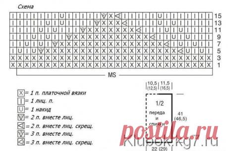 Пуловер с надвязанными рукавами (Вязание спицами) — Журнал Вдохновение Рукодельницы