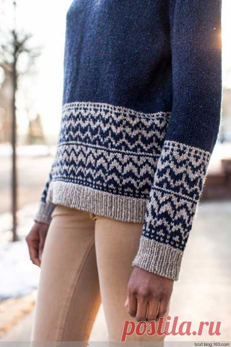 свитер Adara Brooklyn Tweed WINTER 2013 (схема жаккарда)