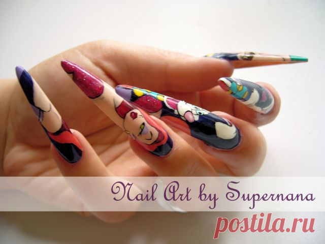 Кто подставил Роджера Кролика? | Nail Art by Supernana