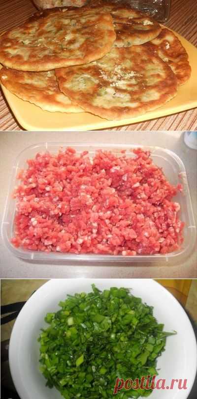 Лепешки с мясом и зеленью | Смачно