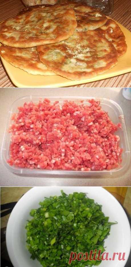 Лепешки с мясом и зеленью | Смачно