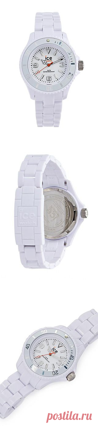 Часы от ICE WATCH - тренд этого сезона! 
В палитре яркие и супер-яркие цветы, которые на пике моды сейчас.
Эта модель - универсально белая, а потому прекрасно впишутся в женский повседневный образ.
 Кварцевый механизм отличается надежностью и точностью хода. Минеральное стекло устойчиво к различным механическим воздействиям. Влагозащита корпуса до 10 АТМ.
Купить за 4 490 руб.