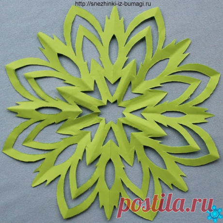 Восьмиконечные снежинки