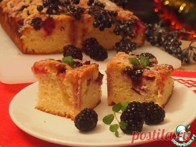 Йогуртовый ягодный пирог Кулинарный рецепт(***)