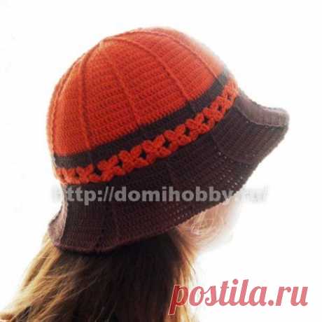 Шляпка крючком