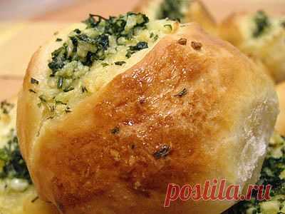 Чесночные булочки / Булочки / TVCook: пошаговые рецепты c фото