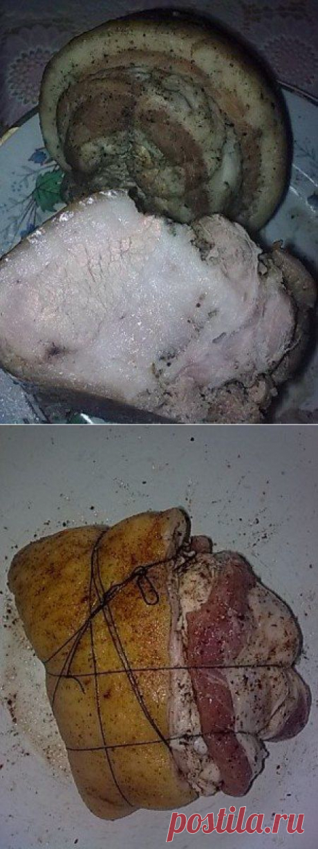 Сало (очень вкусный рулет)