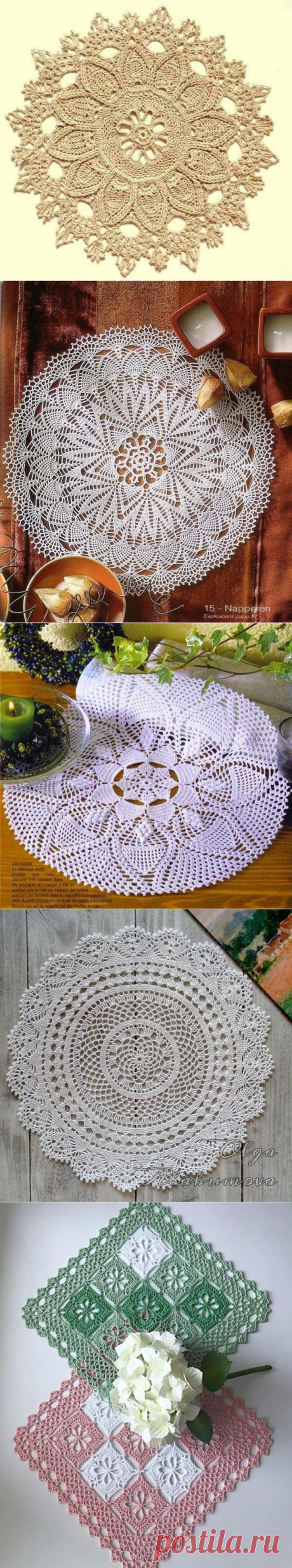 Вязаные салфетки. Стильный предмет интерьера или пережиток прошлого? | Магия Вязания / Knitting Magic | Яндекс Дзен