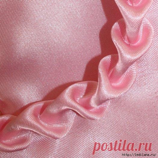 Оборка : «Сердце» своими руками