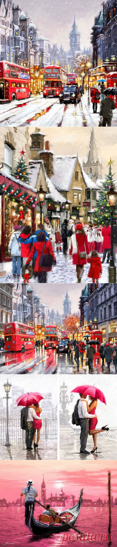 Richard Macneil, 1958 ~ Cityscape painter | Part. 2 | Tutt'Art@ | Pittura * Scultura * Poesia * Musica |