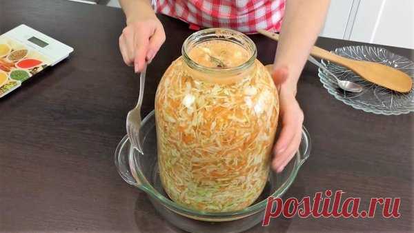 Заготовки на зиму: квашеная капуста по бабушкиному рецепту. Вкусно и не утомительно | Наша Дача | Яндекс Дзен