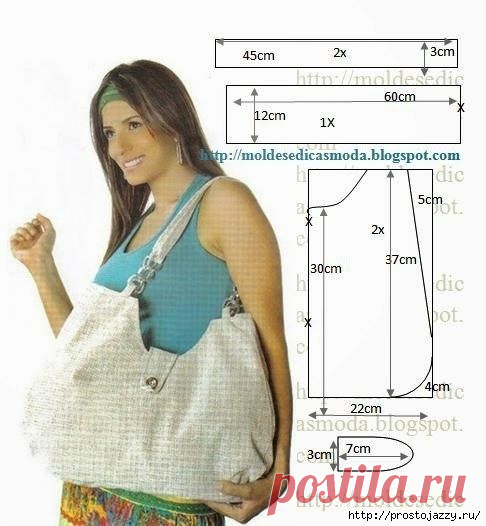 Летние сумки своими руками - выкройки