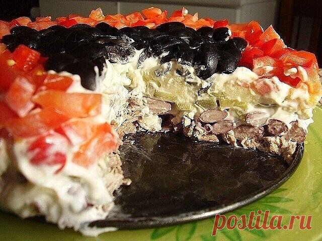 5-ка НУ ОООЧЕНЬ ВКУСНЫХ САЛАТИКОВ  
 Салат «Французский» 
 Салат слоёный 