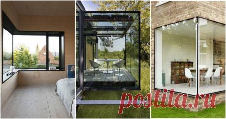 Панорамное окно в спальне - моя мечта!