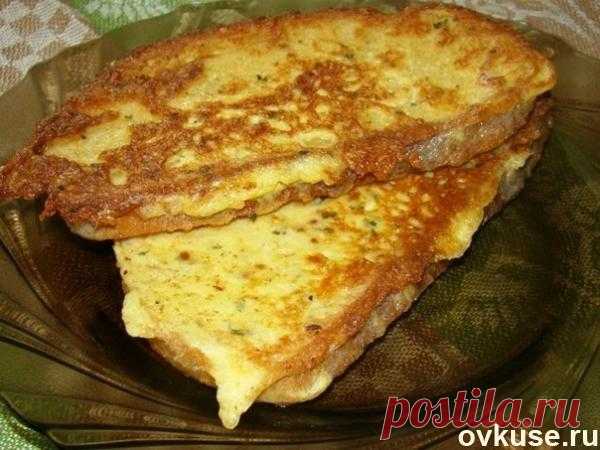 Сырные гренки с "итальянскими травами" - Простые рецепты Овкусе.ру