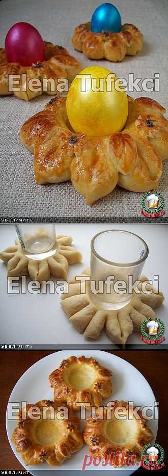 Булочки «Подставочки для яиц» (МК от Елены)