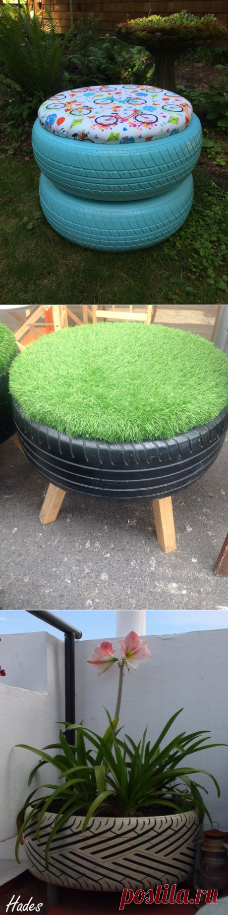 DIY Creativa forma de reciclar Neumáticos
