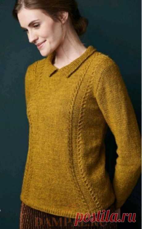 ЖЕНСКИЙ ДЖЕМПЕР «КОРДЕЛИА» (СПИЦЫ)