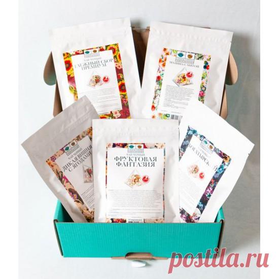 Купить Сет № 5 Сет Летняя услада: Фруктово-ягодный чай в пирамидках